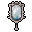 silver hand mirror