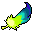 colored feather